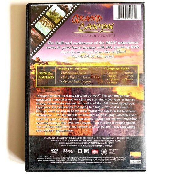 IMAX - Grand Canyon: The Hidden Secrets (DVD, 2006) - Picture 2 of 5